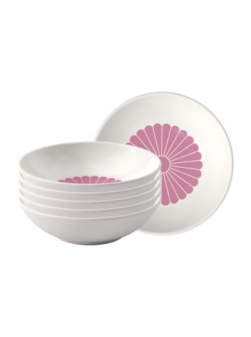 Villeroy & Boch 6er Set Dessertschalen Fleur Couleur ø 13,2 cm in Cassis