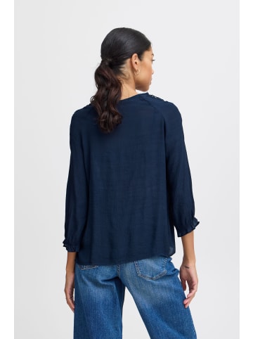 b. young Langarm-Bluse BYIKELLY Loose fit in Navy Blazer