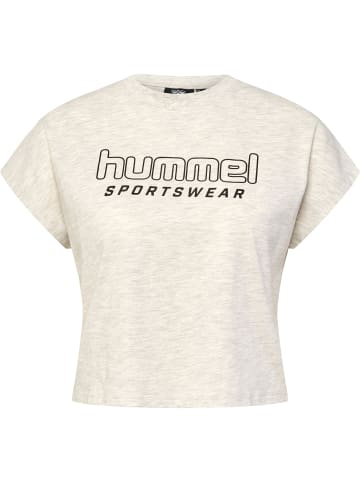 Hummel Hummel T-Shirt Hmllgc Damen Atmungsaktiv Dehnbarem in TOFU MELANGE