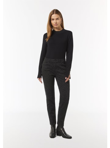 comma Jeans-Hose lang in Schwarz
