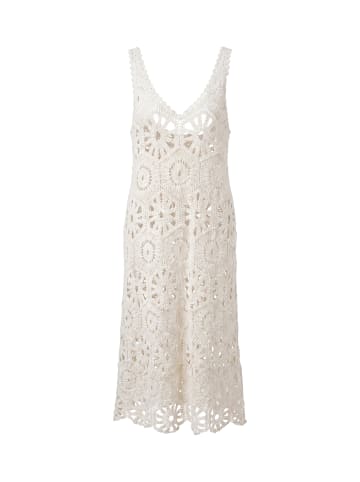 VIRITA Women Dress in Ecru