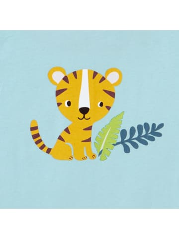 Erwin Müller Single-Jersey Kinder-Schlafanzug in helltürkis