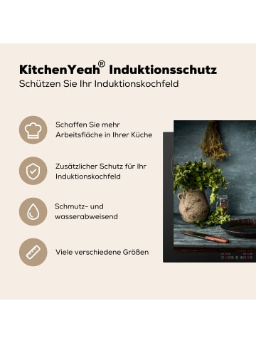 KitchenYeah Herdabdeckplatte Rustikale Küche