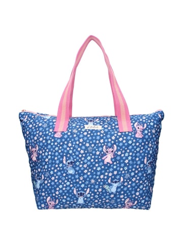 Disney Disney Lilo & Stitch Einkaufstasche Famous Floral Tragetasche in Blau