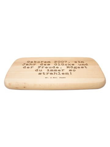 Mr. & Mrs. Panda Schneidebrett Spruch 2007 Geburtstag mit Spruch in Transparent