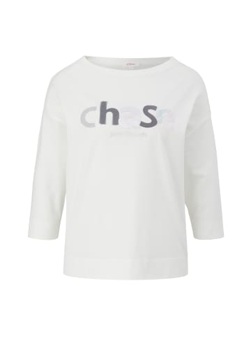 s.Oliver T-Shirt in 02D0_ecru
