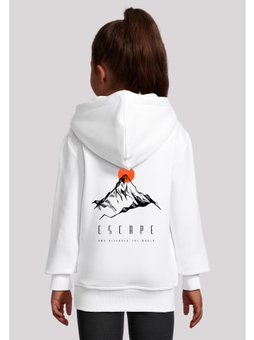 F4NT4STIC Hoodie Escape Discover the World Mountain in weiß
