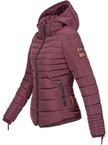 Marikoo Winterjacke Amber in Weinrot