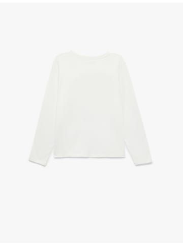 KOTON TSHIRT LS in Ekru