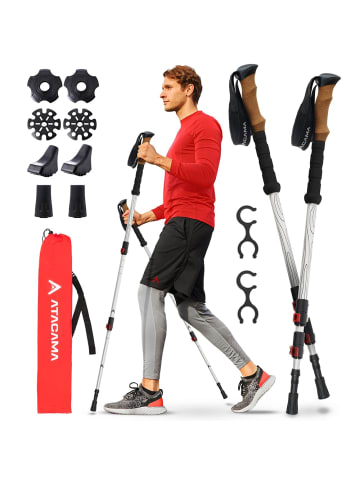 Atacama Wanderstöcke Aluminium Schwarz