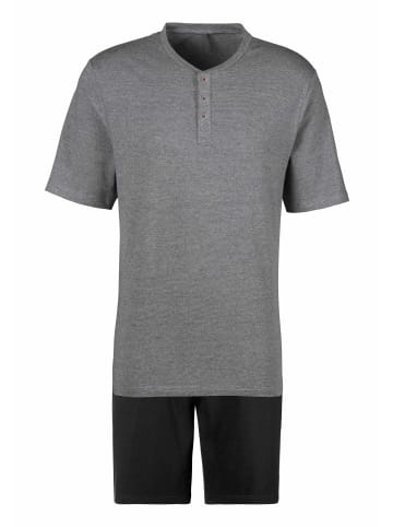 s.Oliver Pyjama in grau-meliert-schwarz