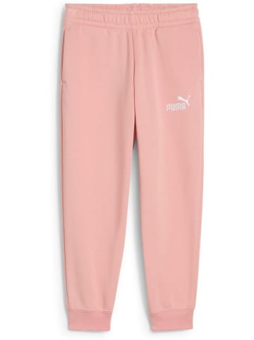 Puma Sporthose "ESS No.1 Logo Sweatpants FL PS" in Pink