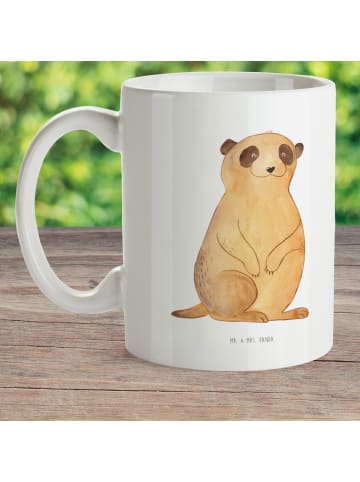 Mr. & Mrs. Panda Pott Erdmännchen ohne Spruch in Weiß