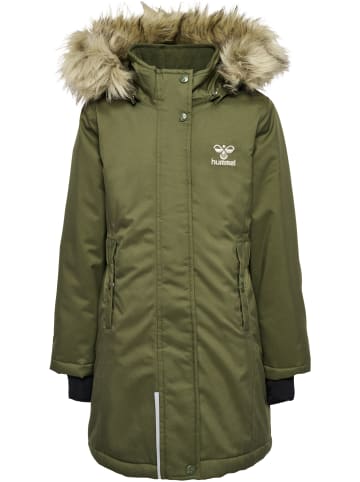 Hummel Mantel Hmlalma Tex Coat in OLIVE NIGHT