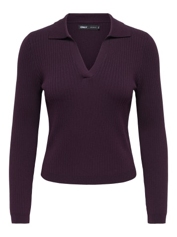 ONLY Strickpullover in Plum Perfect
