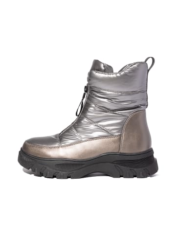 CESARE GASPARI Winterstiefel in Silber