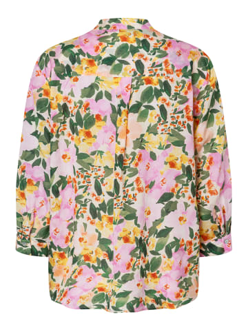 More & More Blumenbluse in painted flowers print