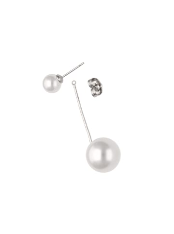 faina Women Earrings in Silver White