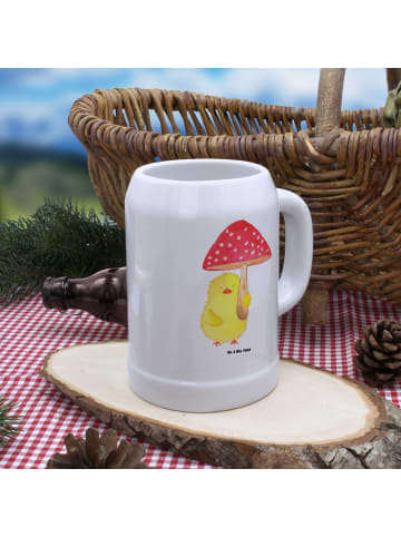 Mr. & Mrs. Panda Krug Küken Fliegenpilz ohne Spruch in Weiß