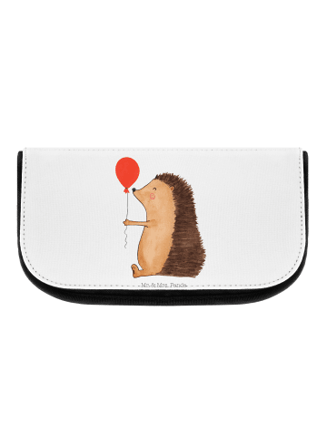 Mr. & Mrs. Panda Kosmetiktasche Igel Luftballon ohne Spruch in Weiß
