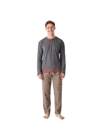 J and J Brothers Schlafanzug in Gray