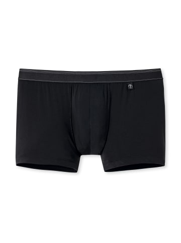 Schiesser Microfaser Shorts Nachtschwärmer in Schwarz