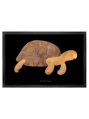 Mr. & Mrs. Panda Schmutzfangmatte Schildkröte MHerzieren ohne S... in Schwarz