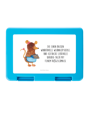 Mr. & Mrs. Panda Bentobox Maus Kekse mit Spruch in Weiß