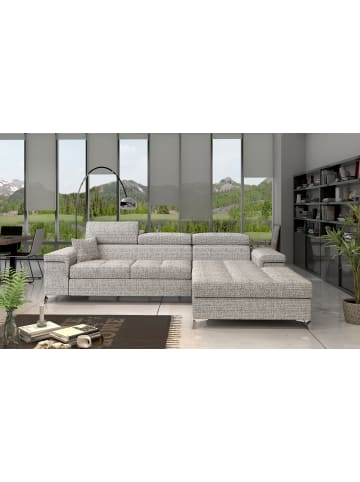 MF Design Ricky Recamiere Rechts in Grau -  (L) 205 x (B) 281 x (H) 88 cm