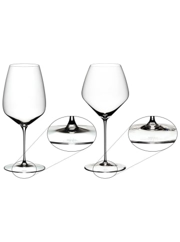 RIEDEL Glas 4-tlg. Rotweingläser Veloce in Transparent – in transparent