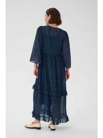 CULTURE Kleid CUalita A-shape in Dress Blues/White Dots