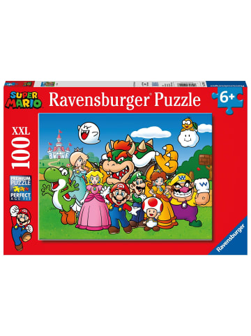 Ravensburger Ravensburger Kinderpuzzle 12992 - Super Mario Fun 100 Teile XXL - Puzzle für...