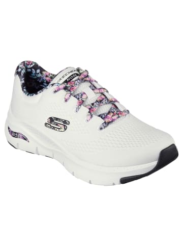 Skechers Sneaker "ARCH FIT FIRST BLOSSOM" in Weiß / Mehrfarbig