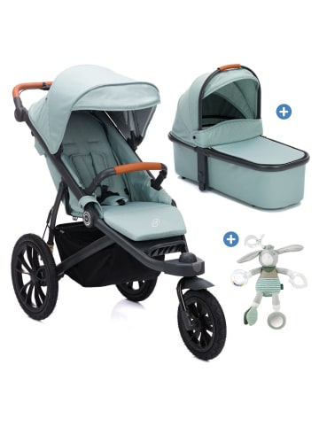 fillikid Jogger & Sportwagen Run mit Babywanne bis in gruen,schwarz