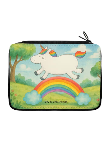 Mr. & Mrs. Panda Federmappe Einhorn Regenbogen Design ohne Spruch in Weiß