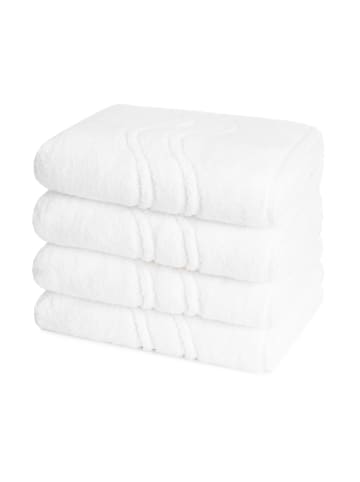Ross 4 X Handtuch im Set Cashmere feeling in Weiß