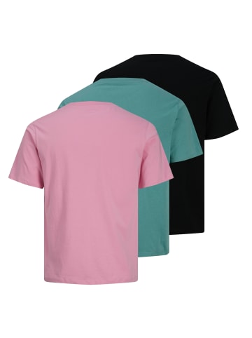 Jack and Jones 3er Pack T-Shirts Brandon Tee SS Crew Neck in Mehrfarbig
