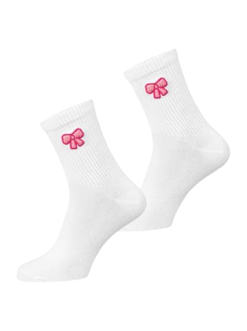 Nur Die  Freizeitsocken Socken Good Vibes Tennissocken in SCHLEIFE
