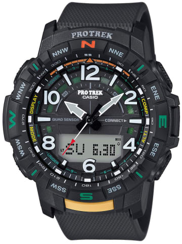 Casio Pro Trek Bluetooth Outdoor-Uhr Schwarz / Anthrazit