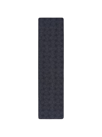 Snapstyle Läufer Feinschlinge Designer Teppich Circle in Schwarz