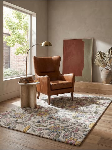 KADIMA DESIGN Teppich Wolle Handgetuftet SOAR Botanisch Floral Wohnzimmer in Multicolor