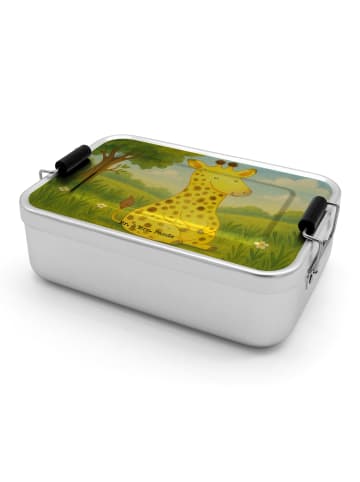 Mr. & Mrs. Panda Bento Box Giraffe Zufrieden Design ohne Spruch in Weiß