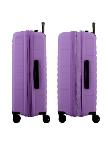 Jump Striper 4 Rollen Trolley 77 cm mit Dehnfalte in lavender