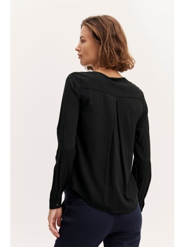 Fransa Blusenshirt in schwarz