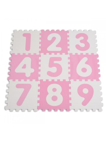 Moni Puzzlematte 9-teilig in rosa