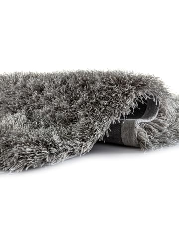 Peyer-Syntex Moderner Hochflorteppich 160x230 cm grau in grau