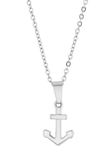 Adeliás Damen Anhänger aus Edelstahl in silber