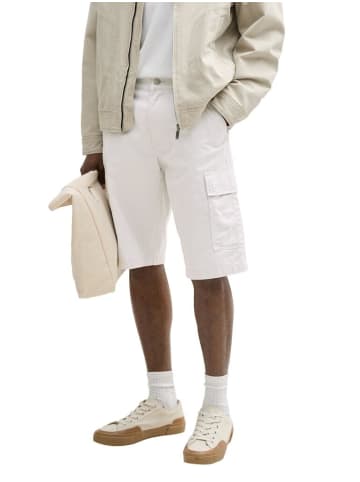 TOM TAILOR Denim Short in chalk grey