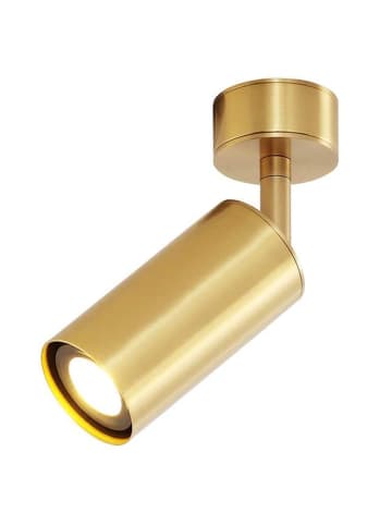 ZMH Deckenleuchte in gold 1-flammige GU10 Vintage 330° schwenkbar L 6cm