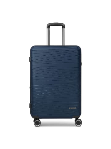 Franky Dallas 3.0 4 Rollen Trolley M 65 cm mit Dehnfalte in dark blue